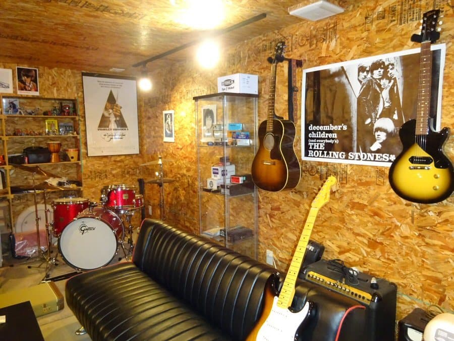 地下室音楽スタジオ